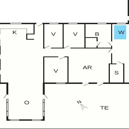 Holiday home 5 Star In Vaeggerlose Boto By