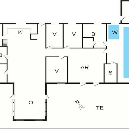 Holiday home 5 Star In Vaeggerlose
